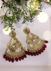 Exquisite Gold Tone Dangle Earrings