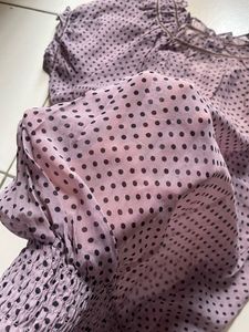 Chic Polka Dot Blouse💜