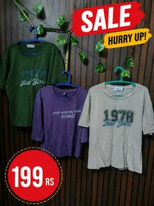 T-Shirt Bundle - Pack of 3