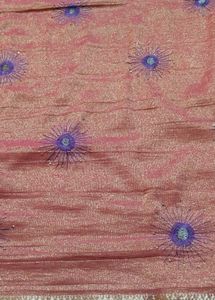 Embroidered Pink Saree
