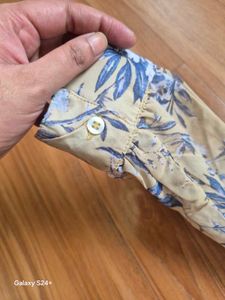Sassafras chic Bird Print Cropped Blouse