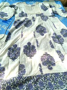 New Floral Print  Anarkali Dress
