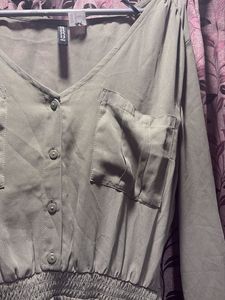 Chic Olive Green Romper