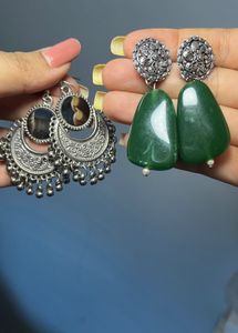 Boho Indian Ethnic Earrings Set
