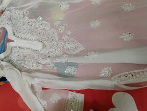 Elegant White Chikankari Kurta