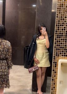 Cute Yellow Mini Dress
