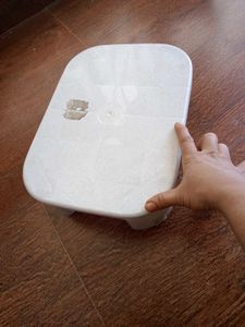 White Foot Spa Bath Pedicure Stool