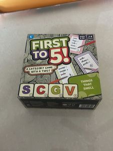 First to 5! A Category Game