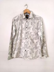 White Printed Shirt ( Men's )