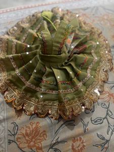 Green Dress for Krishna Idol only 1 dres