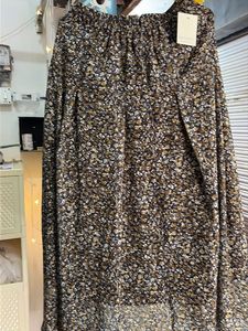 Floral Print Midi Skirt