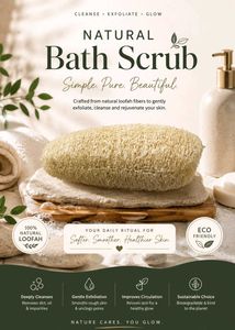Natural Loofah Exfoliator(pack of 5 )
