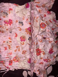 Pink Floral Printed coord set