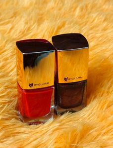 Pack Of 2 Manish Malhotra Lacquer(Nail Polish)