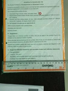 Colourful File Paper