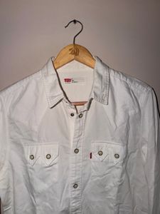 Classic White Levi's Western Shirt