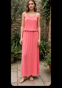 Coral Maxi Dress