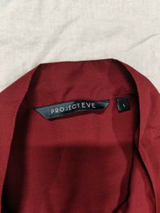 Elegant Burgundy Blouse