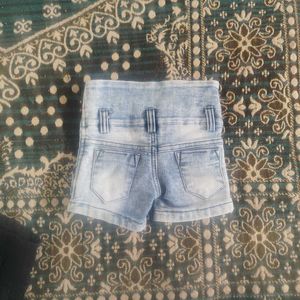 High Waisted Blue Denim Jeans