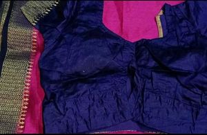Elegant Magenta Saree