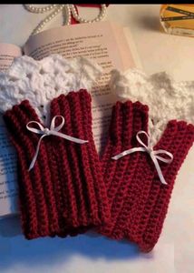 Handmade Crochet Fingerless Gloves