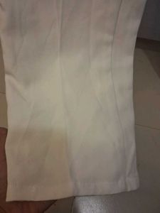 White Wide Leg Trousers (Formal)