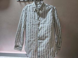 Men's Striped Button-Down Shirt