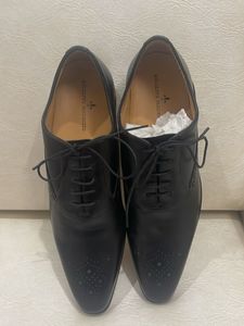 Classic Black Leather Dress Shoes