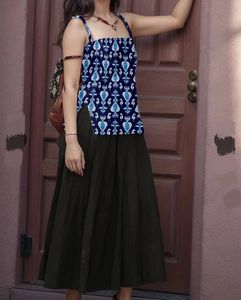 Boho Paisley Print Tunic Top/kurti