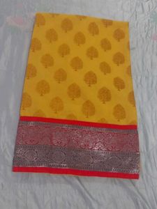 Yellow Printed Kurta