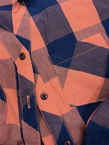 Checked Button-Up Shirt