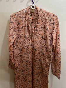 Stylish Floral Print Kurta
