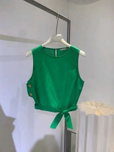 Stylish Unique green Crop Top