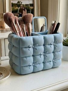 Cute Makeup Organizer Caddy with bows