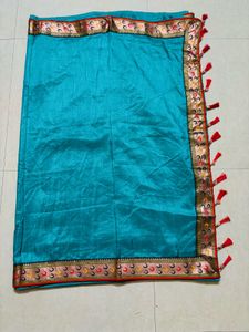 New plain saree with simple border
