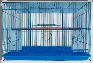 Durable Blue Bird Cage for Small Pets