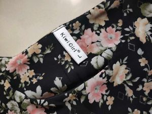 Floral Print Puff Sleeve Top