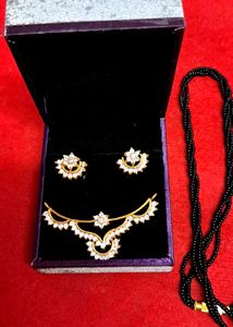 Elegant Mangalsutra &amp; Earring Set💃💃