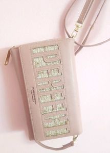 Blush Pink Crossbody Wallet
