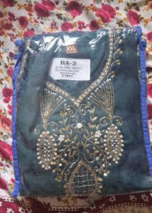 Embellished Teal Kurta