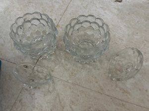 🆕Crystal Glassware bowls with Lid