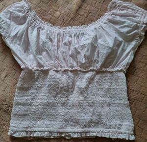 babypink milkmaid top