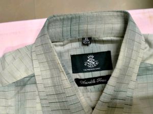 S-Mark premium Formal Grey Shirt