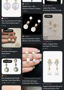 Elegant Pearl Drop Earrings