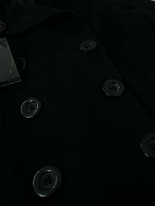 black pea coat