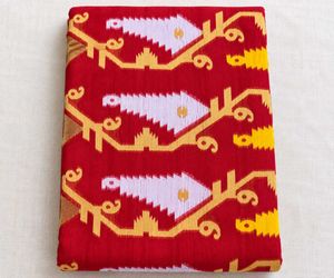 Red Ethnic Jamdani Dhakai Saree