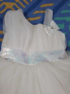 White Tulle Party Dress