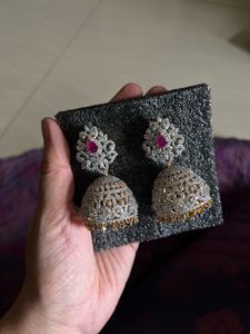 CZ Stones Ethnic Earrings