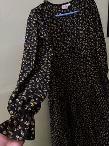 Black Floral Dress