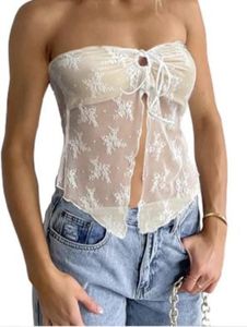 Lace Strapless top